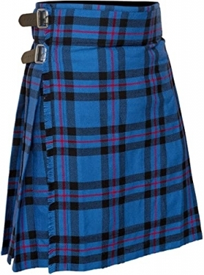 Elite Modern Tartan Kilt  Hand made 5 yards on material 