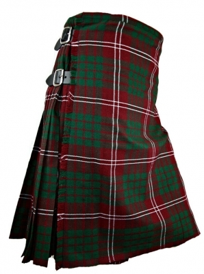 Crawford Tartan Kilt Hand made 8 yards on material 70% wool 30% synthetic wool