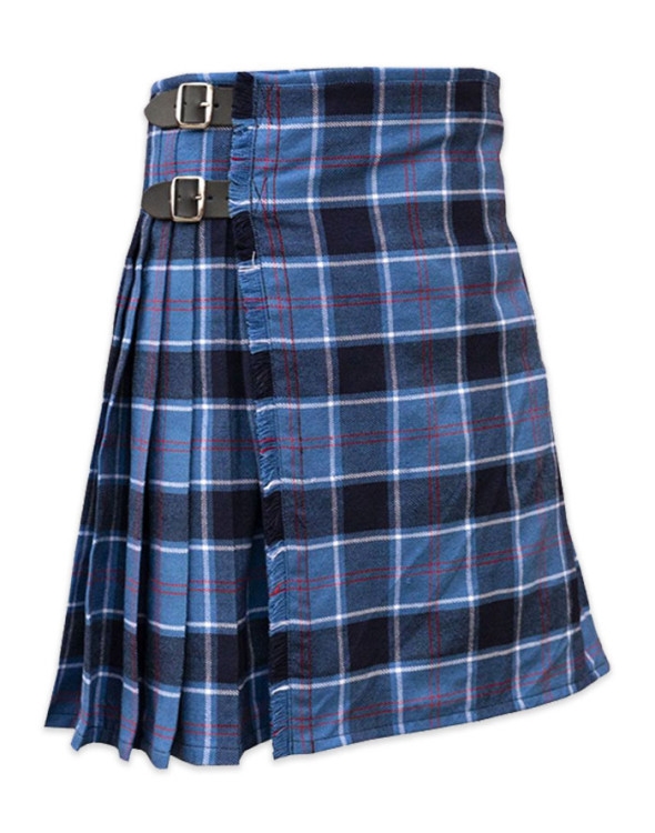 Kilt US NAVY Tartan Hand made 8 yards on material