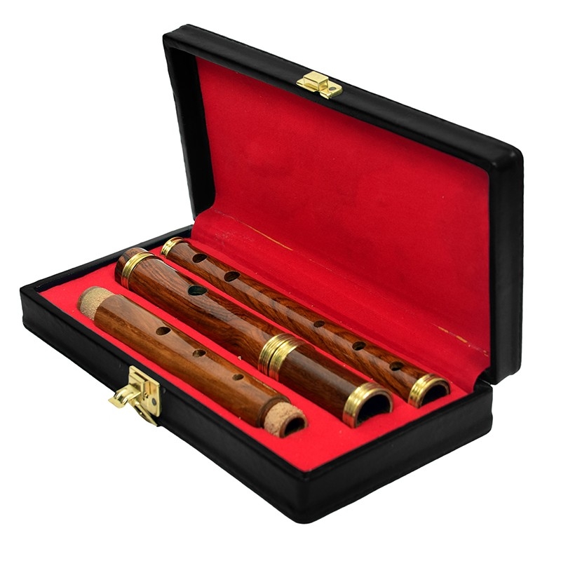 Irish Flute made of rosewood with hard box 