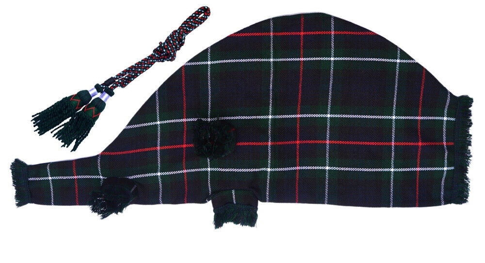 Great Highland Bagpipes Air Bag Cover Mackenzie Tartan Cord