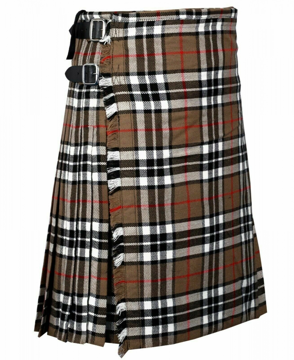 Campbell Thompson Tartan Kilt Hand made 5 yards on material 