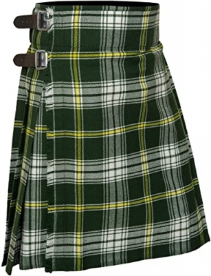 St. Patrick Tartan Kilt Hand made 5 yards on material