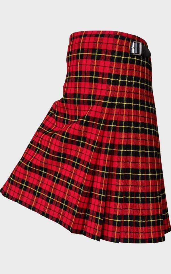 WALLACE TARTAN 16 OZ KILT 8 YARDS ACRYLIC WOOL