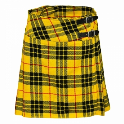 Ladies Macleod of Lewis Tartan Scottish Micro Mini Billie Pleated Kilt