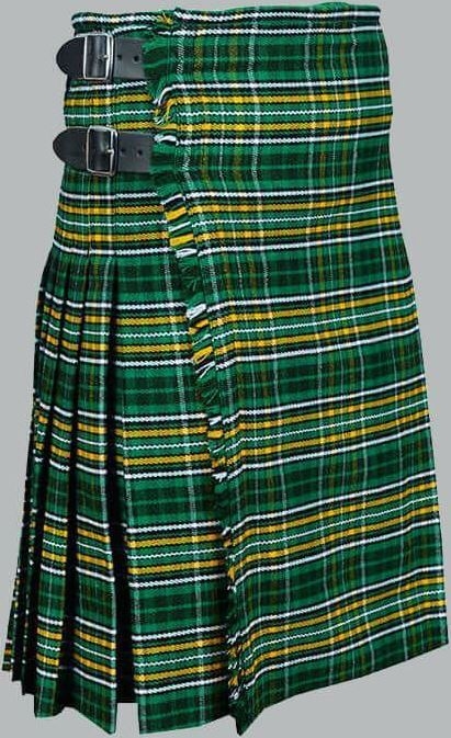 Kilt IRELAND NATIONAL TARTAN Hand made 8 yards